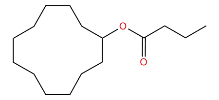 Cyclododecyl butyrate